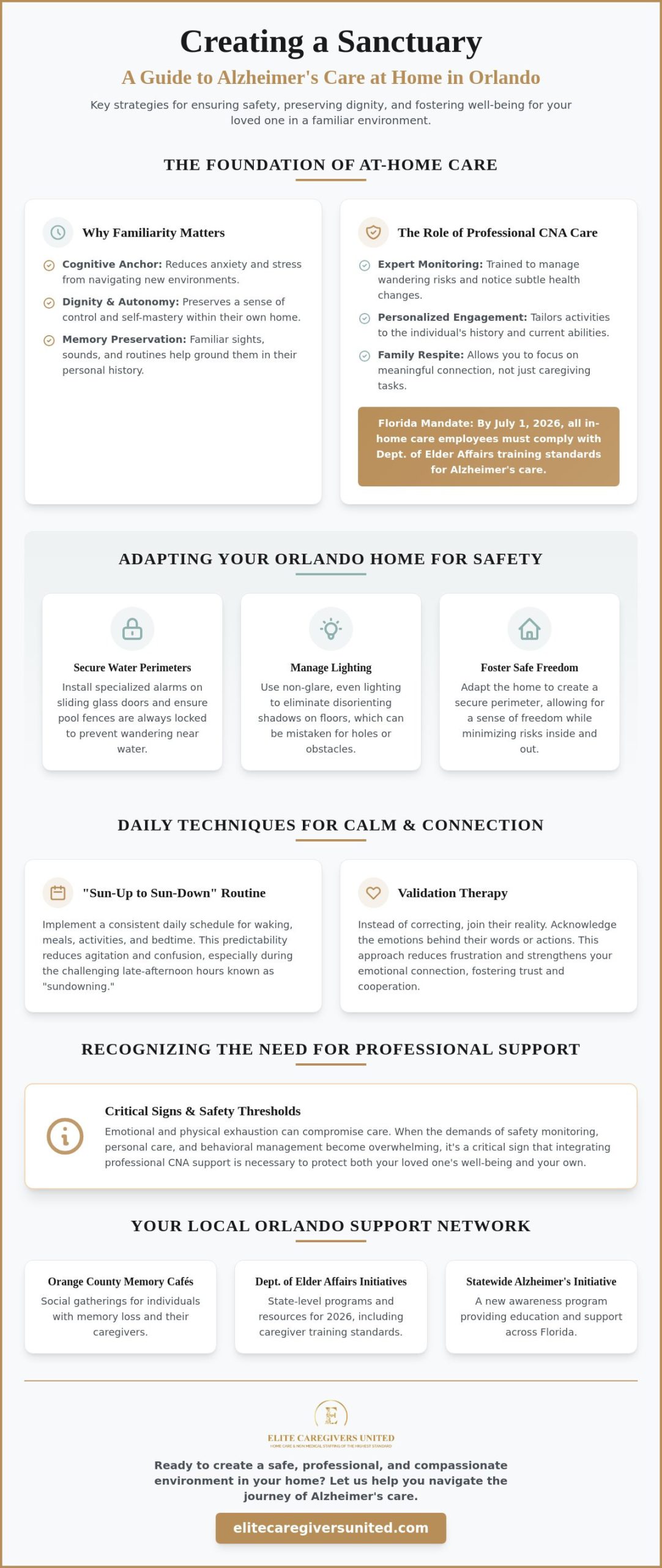 Creating a Nurturing Environment: The Guide to Alzheimer’s Care at Home in Orlando (2026)