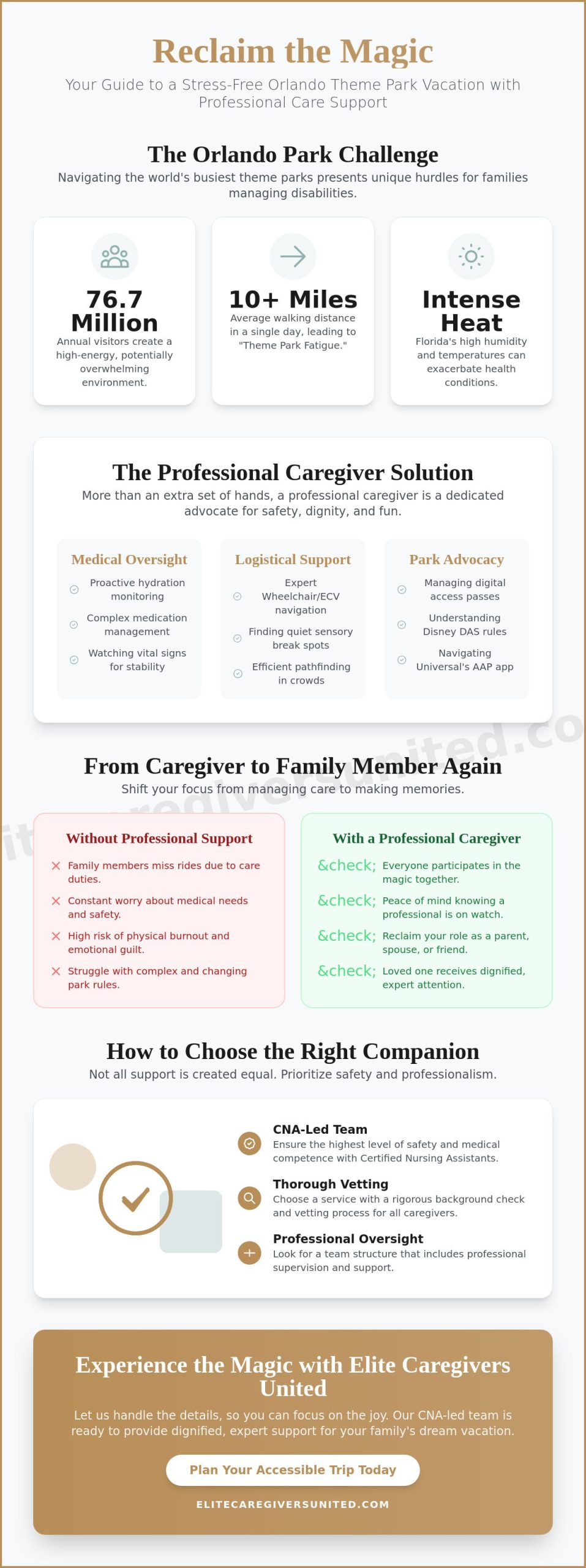 Caregiver for Disabled Theme Park Visitor: A Guide to Stress-Free Orlando Magic